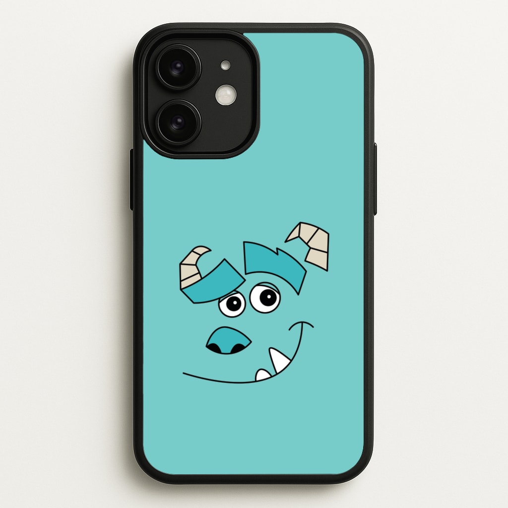 Blue Monster Face - Disney Phone Case for iPhone 11