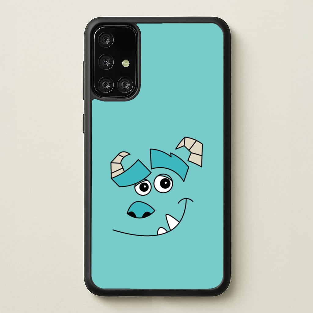 Blue Monster Face - Disney Phone Case for Galaxy A71