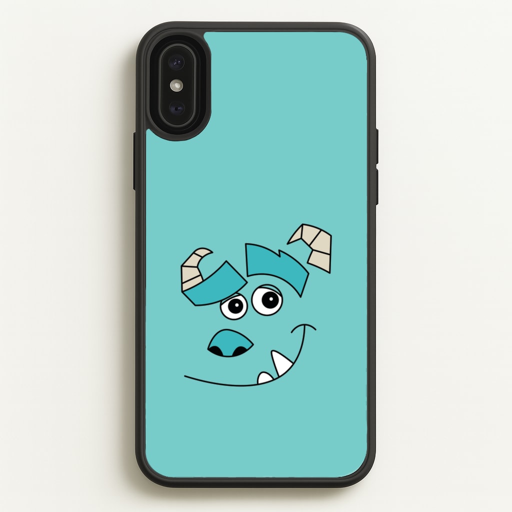 Blue Monster Face - Disney Phone Case for iPhone XS Max