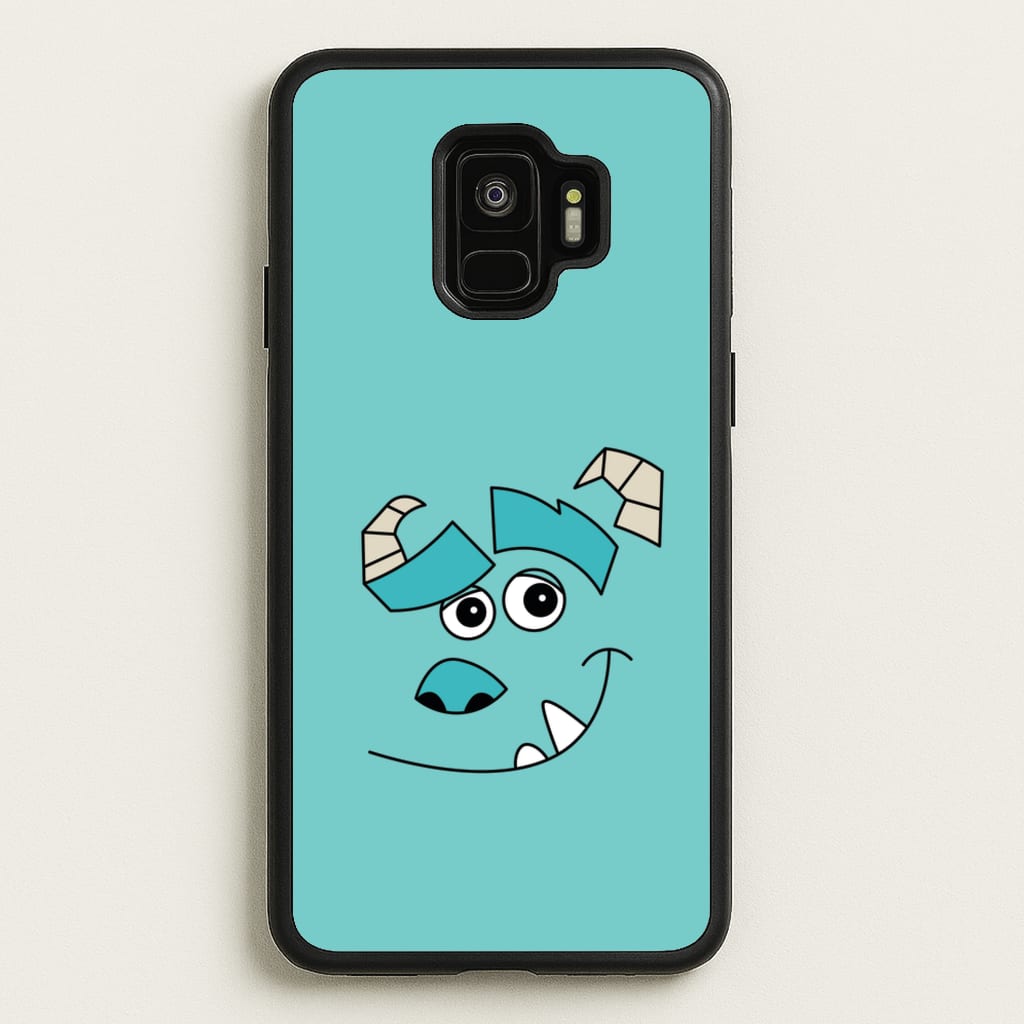Blue Monster Face - Disney Phone Case for Galaxy S9