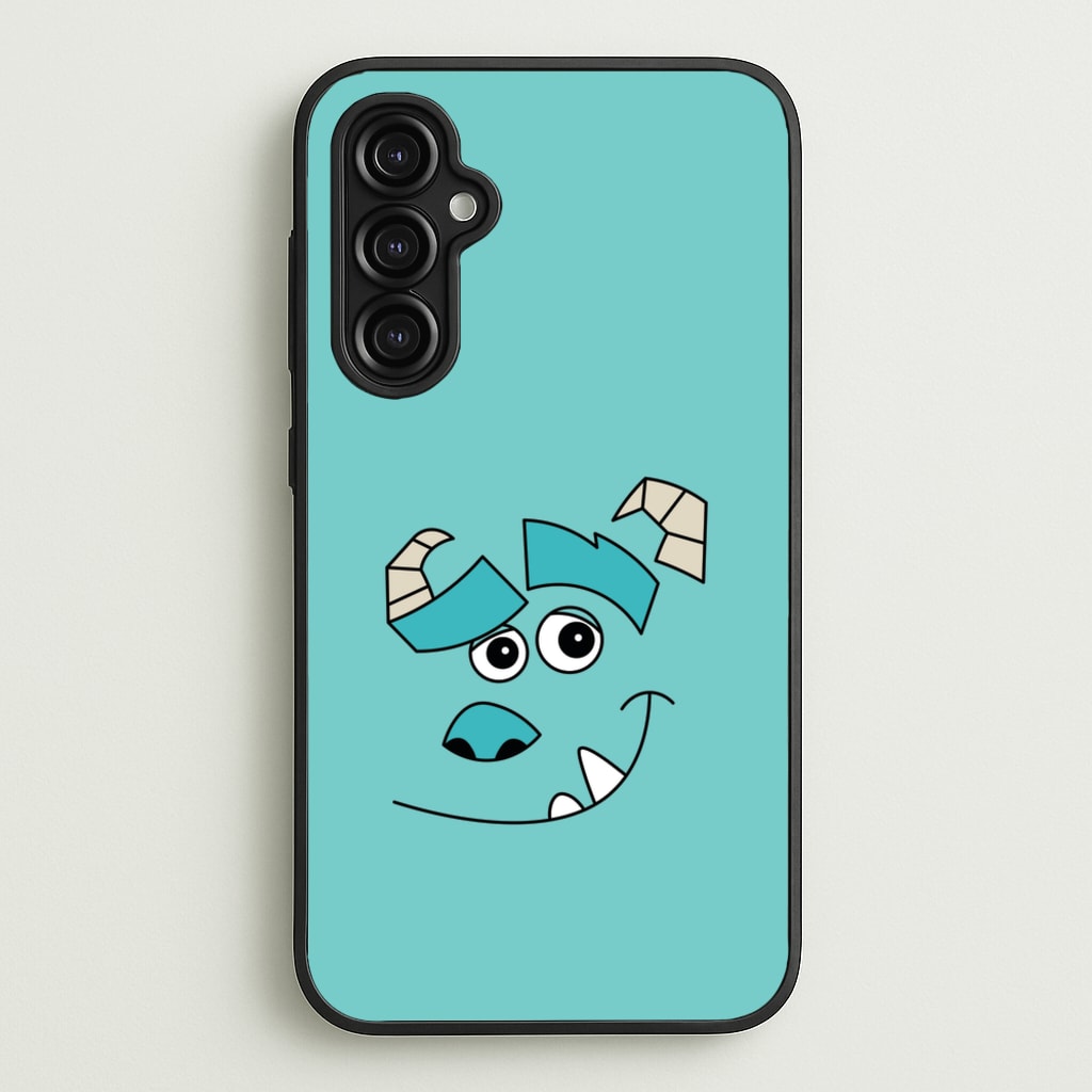 Blue Monster Face - Disney Phone Case for Galaxy A14