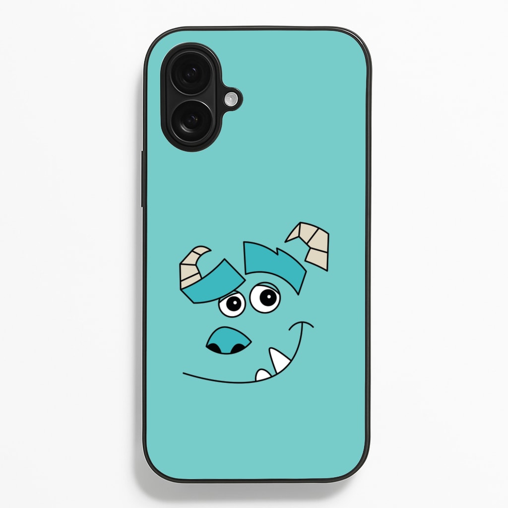 Blue Monster Face Phone Case