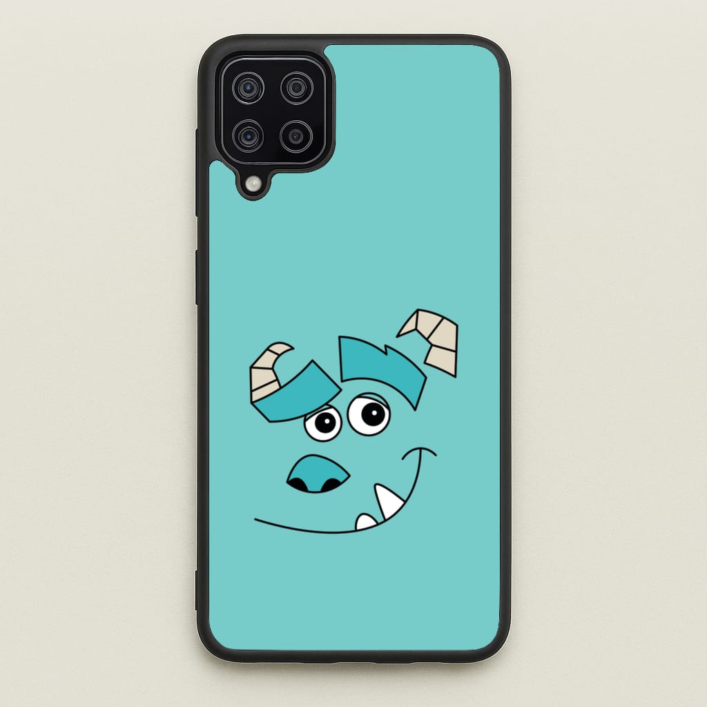 Blue Monster Face - Disney Phone Case for Galaxy A12