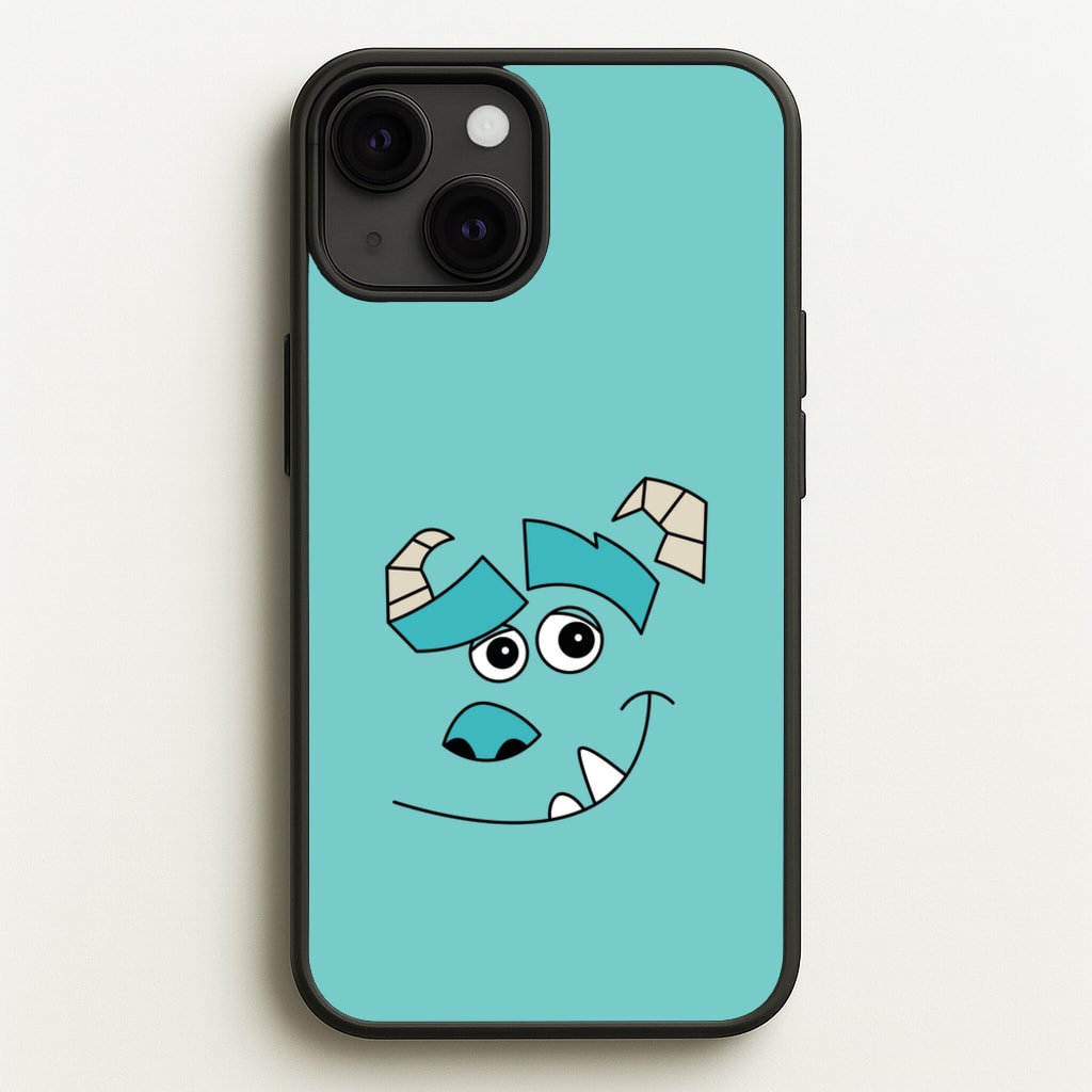 Blue Monster Face - Disney Phone Case for iPhone 13 Mini