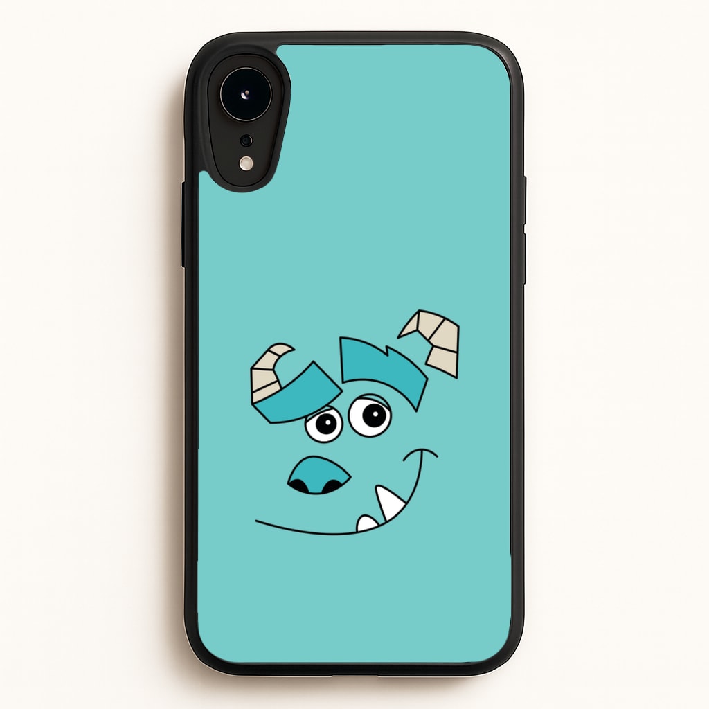 Blue Monster Face - Disney Phone Case for iPhone XR