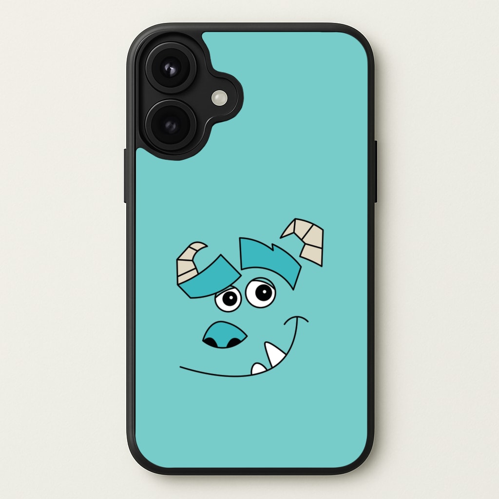 Blue Monster Face Phone Case for iPhone 17