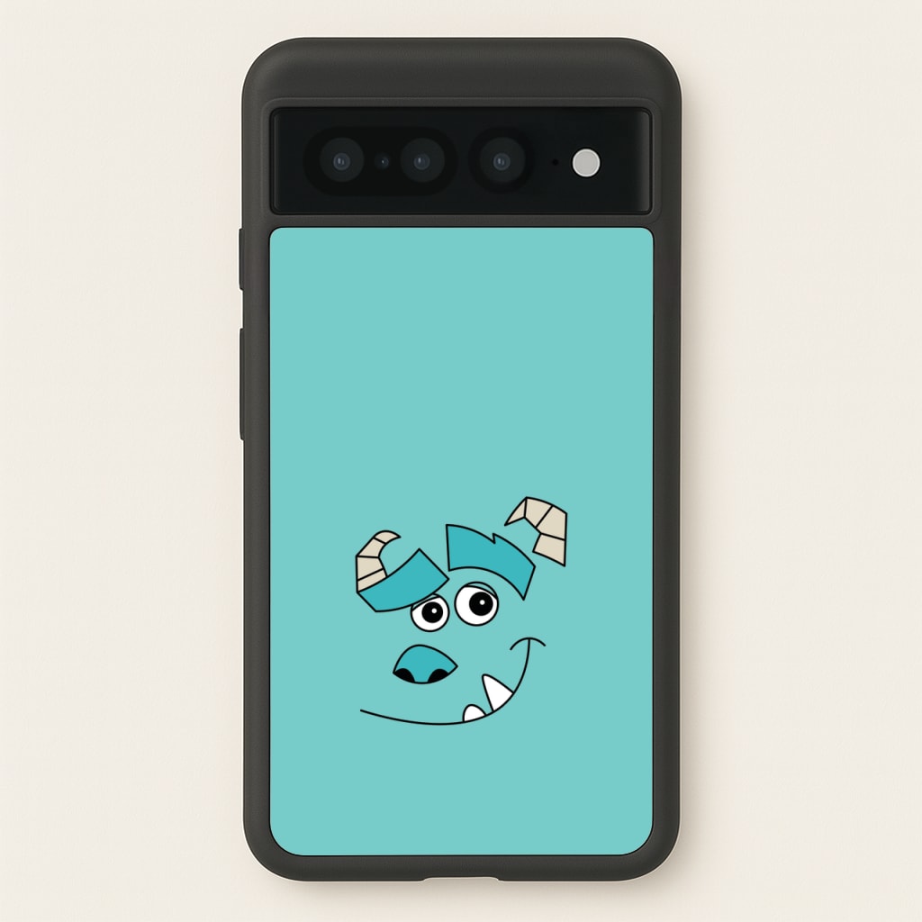 Blue Monster Face - Disney Phone Case for Google Pixel 7 Pro