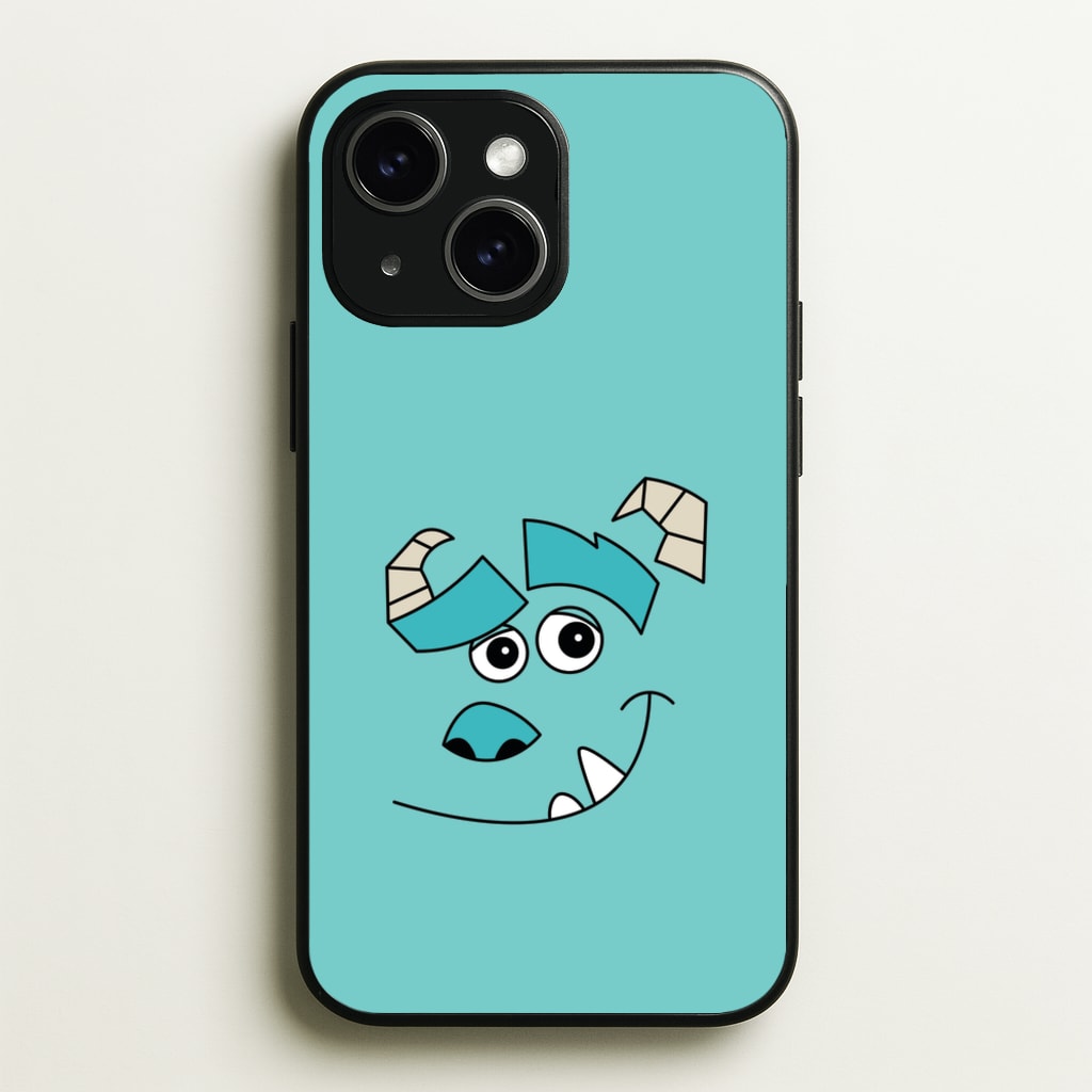 Blue Monster Face - Disney Phone Case for iPhone 15 Plus