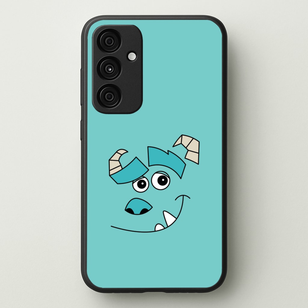 Blue Monster Face - Disney Phone Case for Galaxy A35