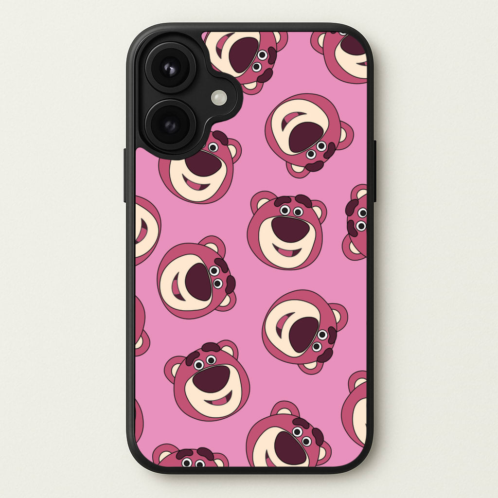 Cherry Bear Pattern Phone Case for iPhone 17