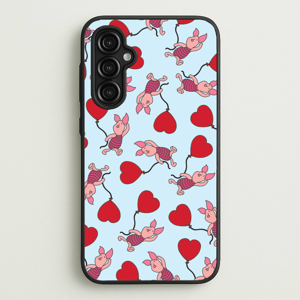 Baby Pig With Balloon Pattern - Disney Phone Case for Galaxy A14