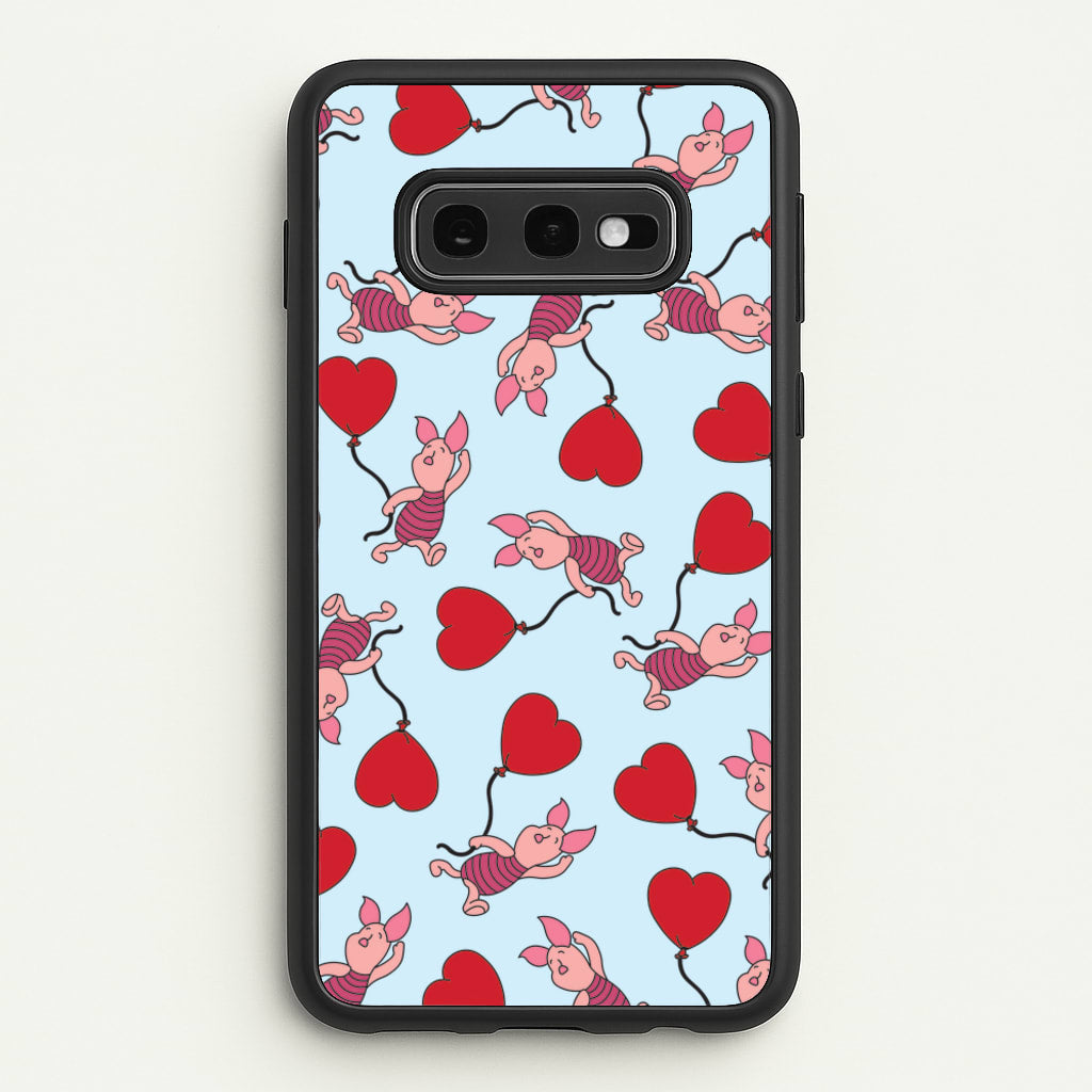 Baby Pig With Balloon Pattern - Disney Phone Case for Galaxy S10e
