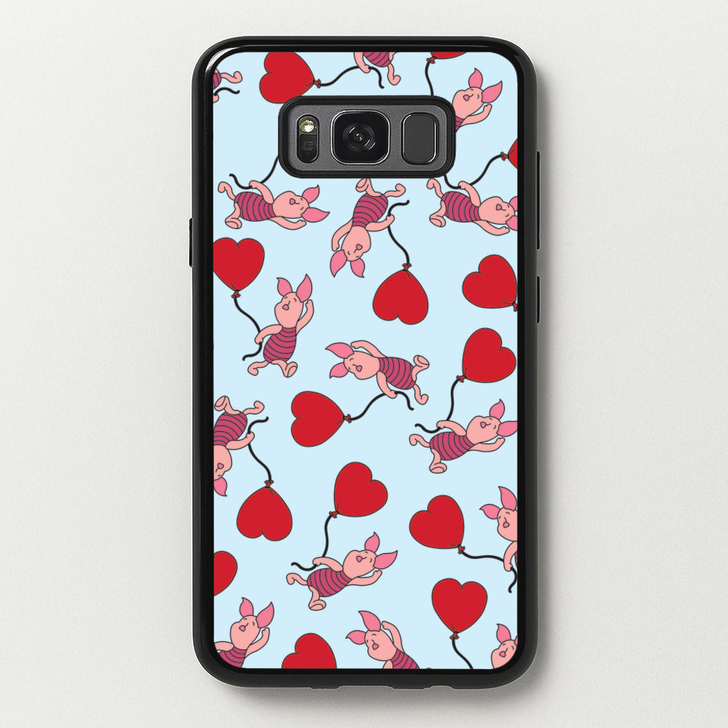 Baby Pig With Balloon Pattern - Disney Phone Case for Galaxy S8