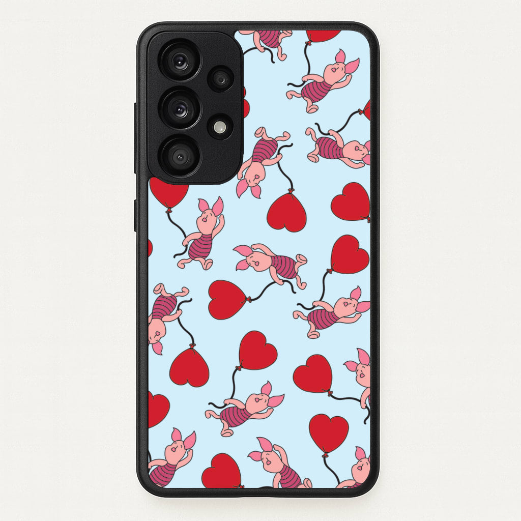 Baby Pig With Balloon Pattern - Disney Phone Case for Galaxy A53