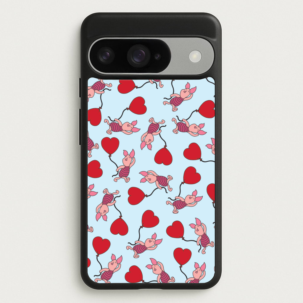 Baby Pig With Balloon Pattern Phone Case for Google Pixel 10 / 10 Pro