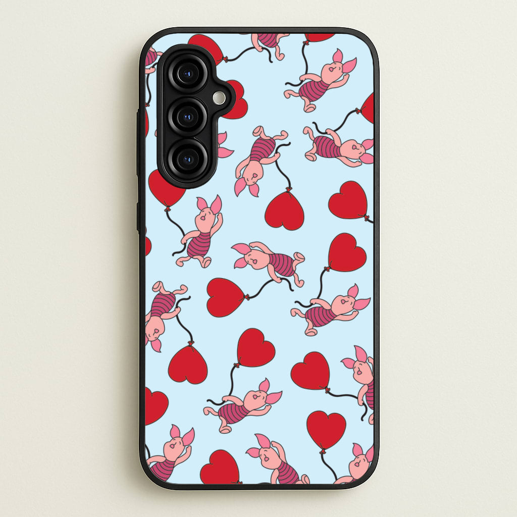 Baby Pig With Balloon Pattern - Disney Phone Case for Galaxy A54