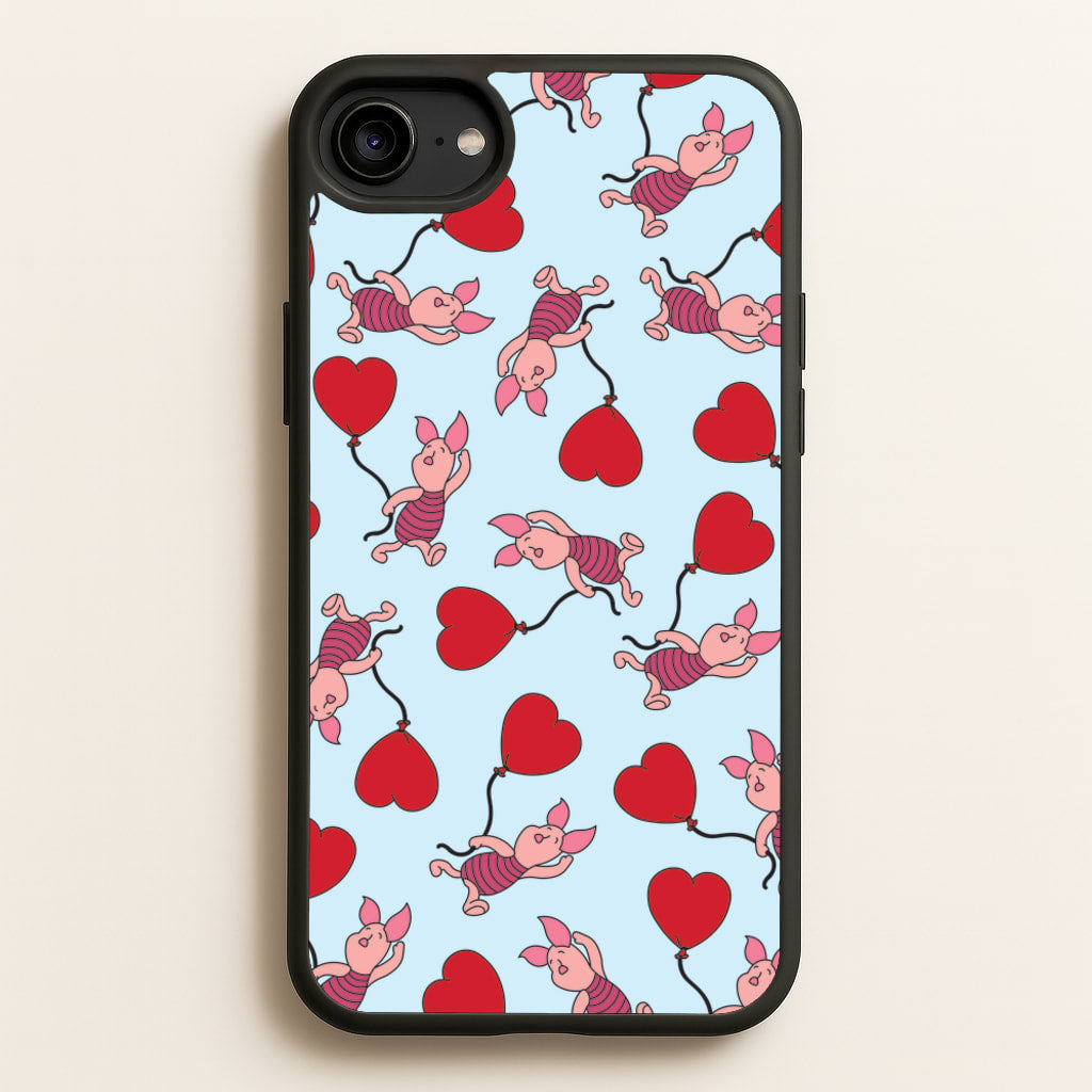 Baby Pig With Balloon Pattern - Disney Phone Case for iPhone 6 / 7 / 8 / SE