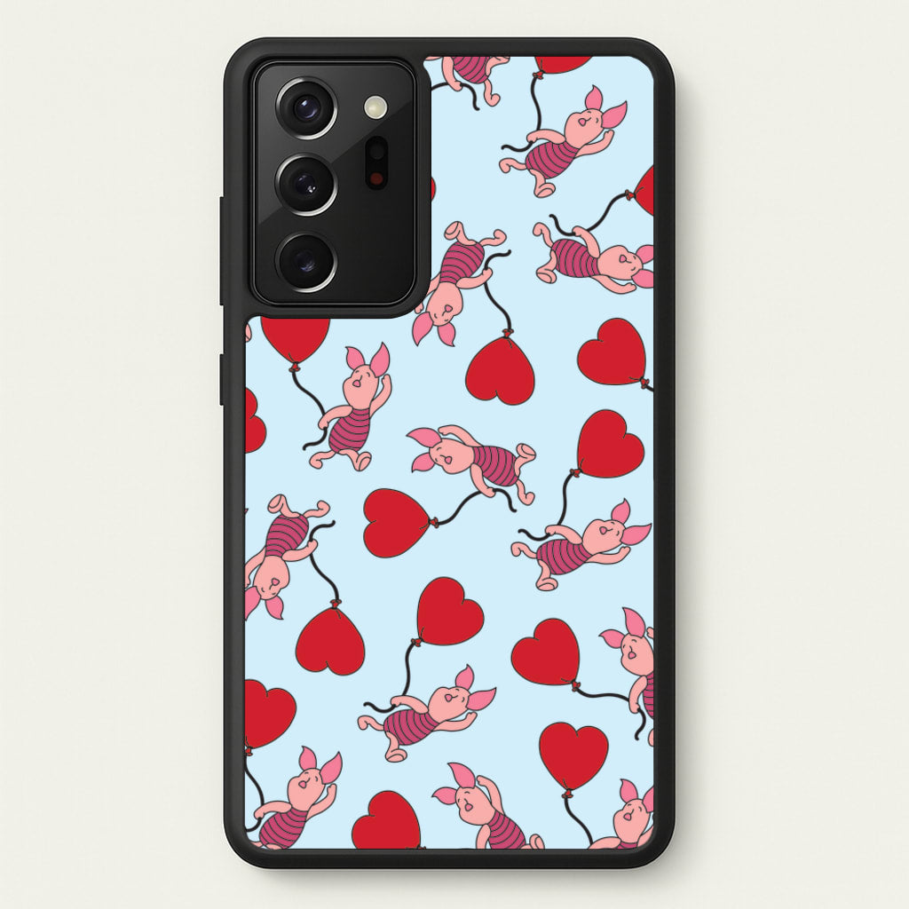 Baby Pig With Balloon Pattern - Disney Phone Case for Galaxy Note 20 Ultra