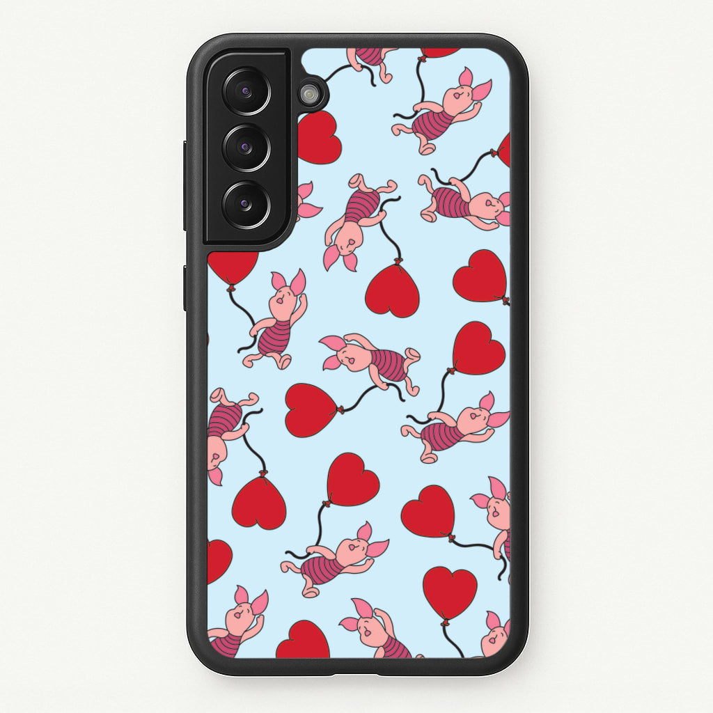 Baby Pig With Balloon Pattern - Disney Phone Case for Galaxy S21