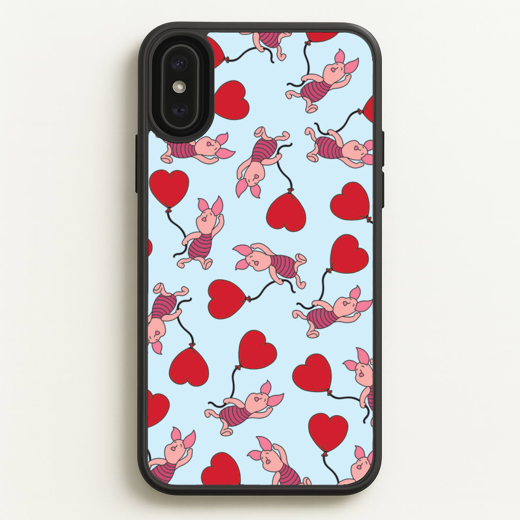Baby Pig With Balloon Pattern - Disney Phone Case for iPhone XS Max