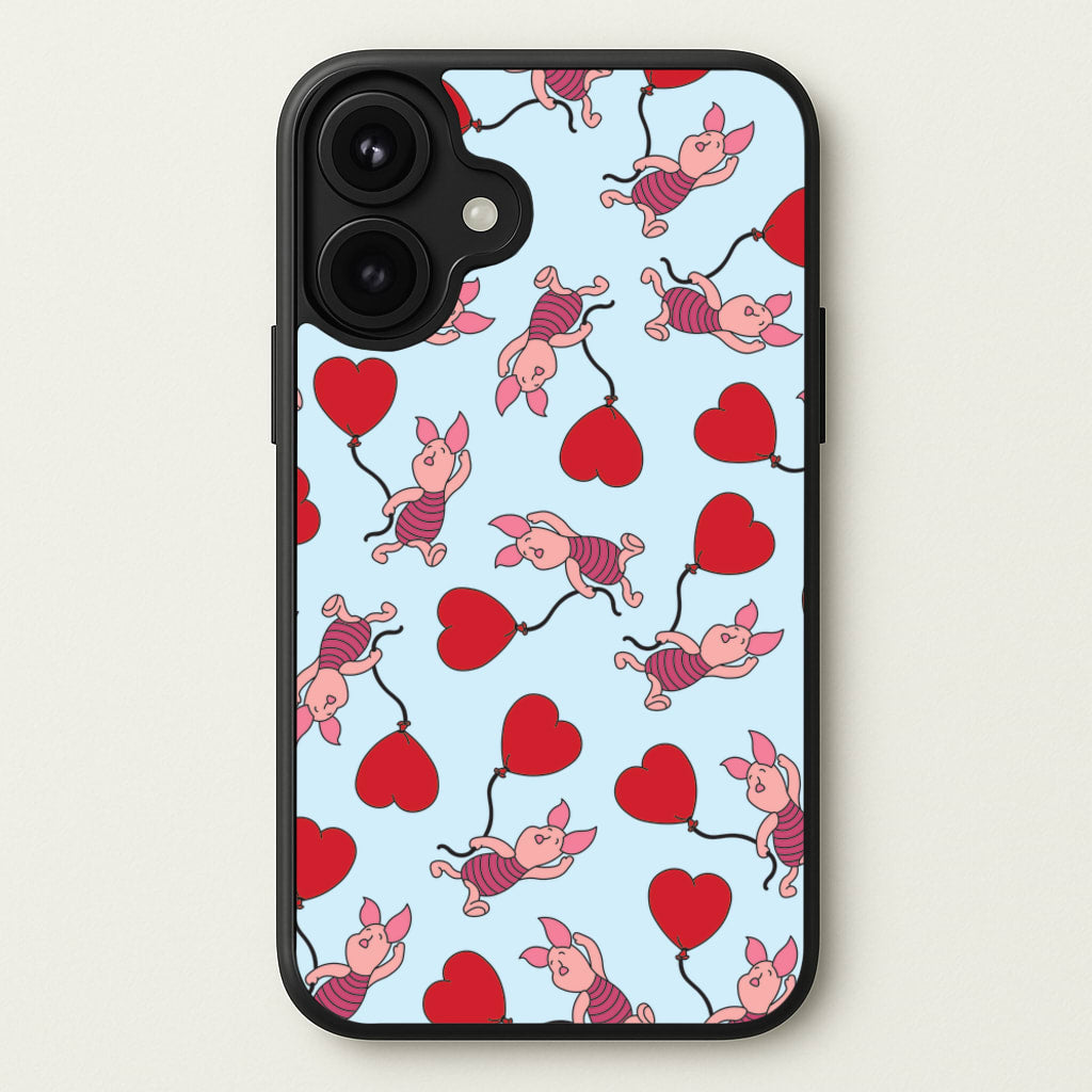 Baby Pig With Balloon Pattern Phone Case for iPhone 17