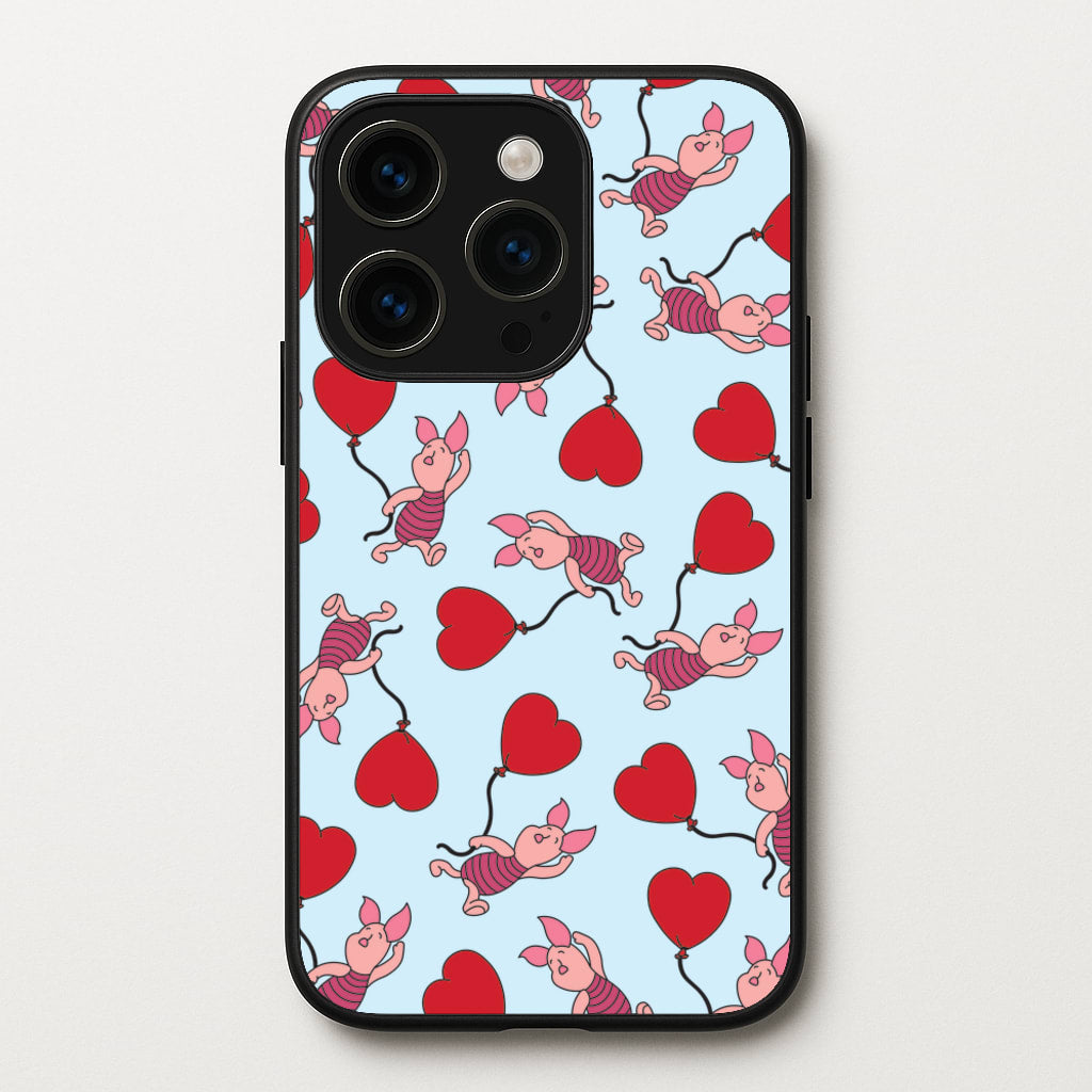 Baby Pig With Balloon Pattern - Disney Phone Case for iPhone 15 Pro Max