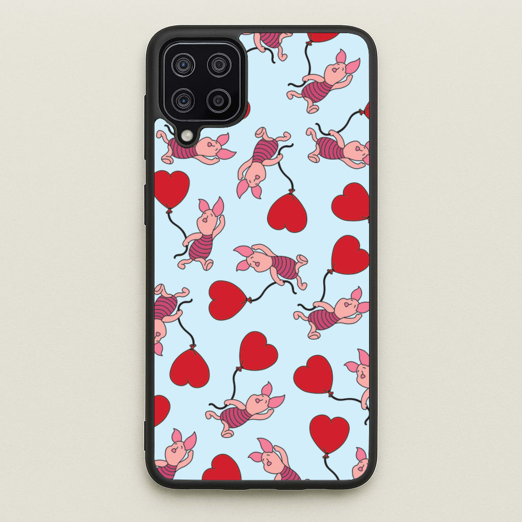 Baby Pig With Balloon Pattern - Disney Phone Case for Galaxy A12