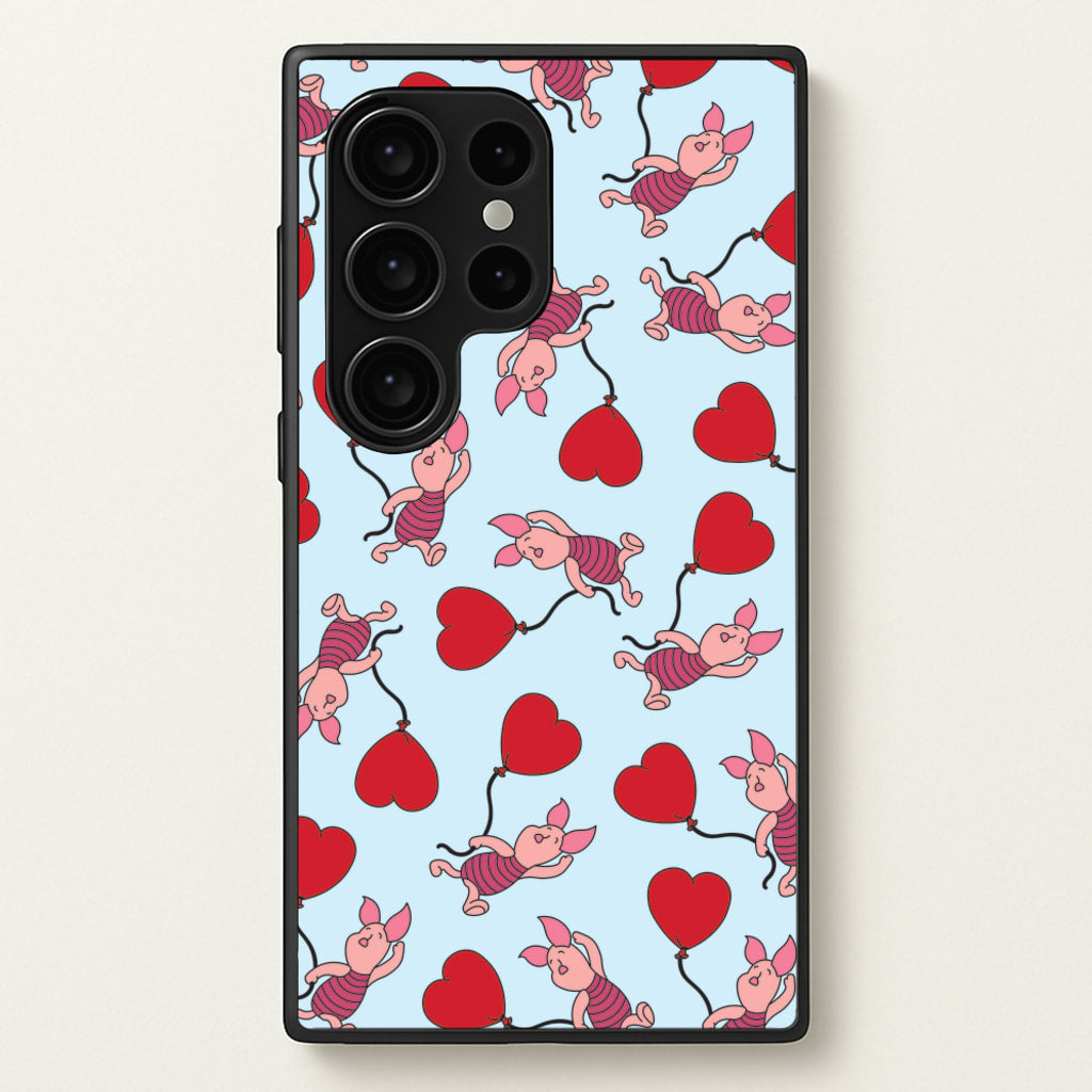 Baby Pig With Balloon Pattern - Disney Phone Case for Galaxy S24 Ultra