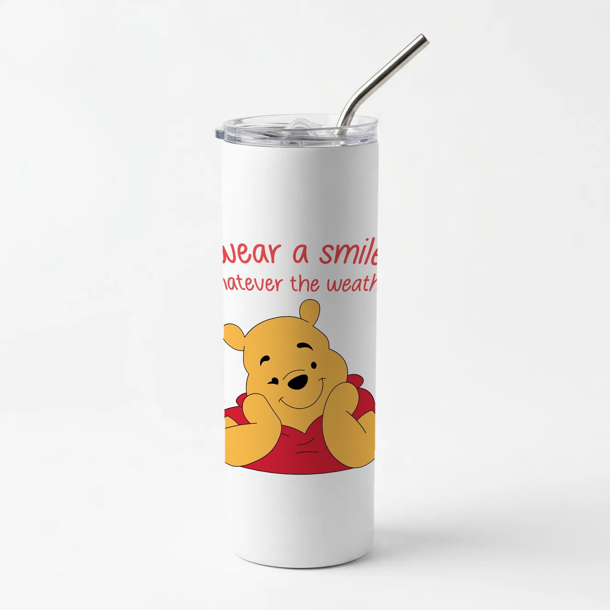 Wear A Smile Whatever The Weather Skinny Tumbler