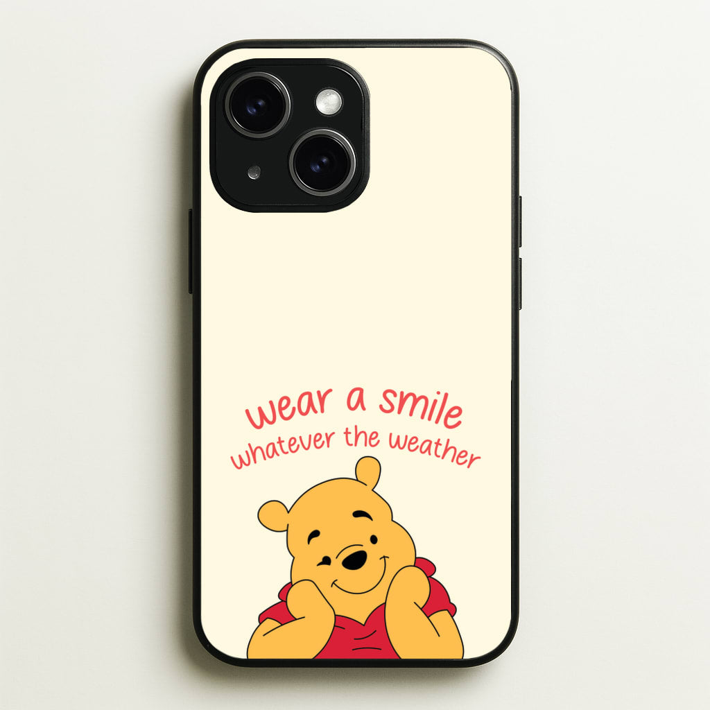 Wear A Smile Whatever The Weather - Disney Phone Case for iPhone 15 Plus