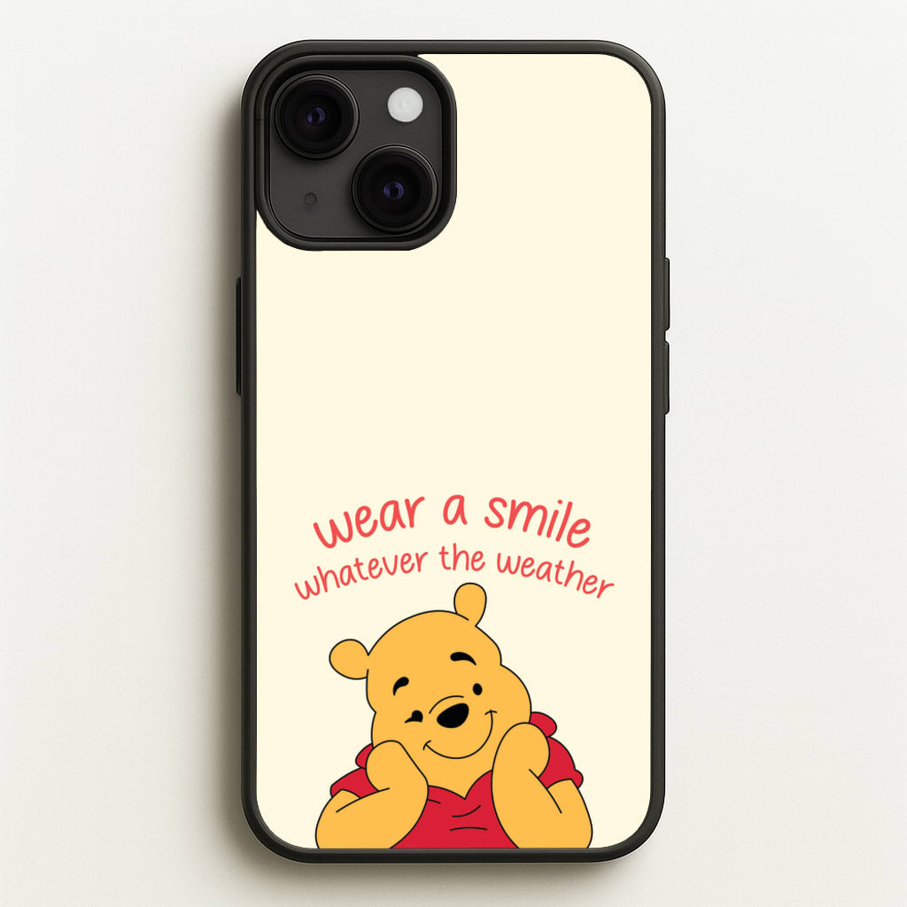 Wear A Smile Whatever The Weather - Disney Phone Case for iPhone 13