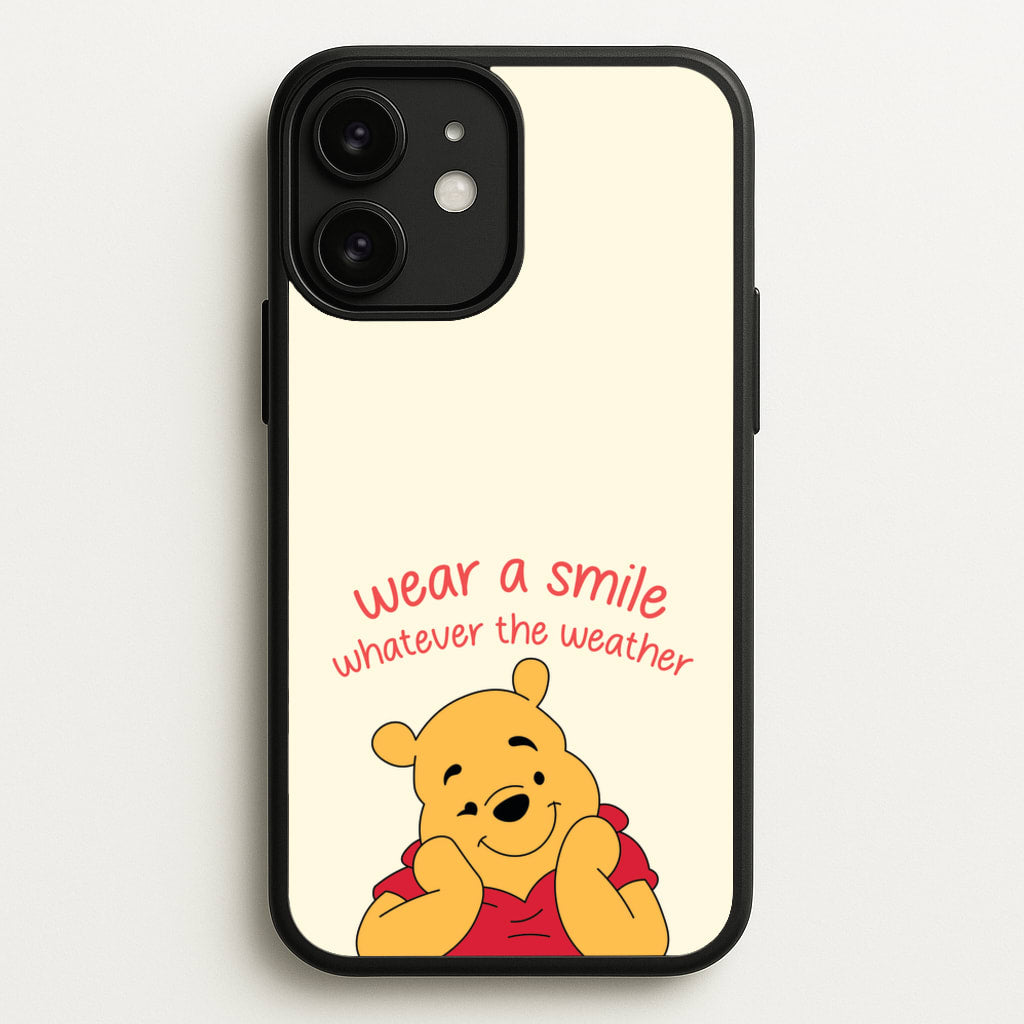 Wear A Smile Whatever The Weather - Disney Phone Case for iPhone 11