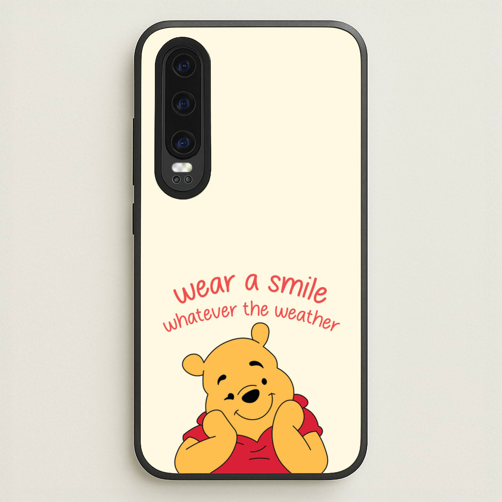 Wear A Smile Whatever The Weather - Disney Phone Case for Huawei P30