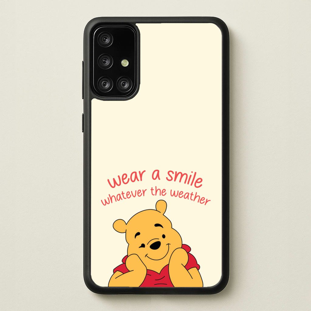 Wear A Smile Whatever The Weather - Disney Phone Case for Galaxy A71