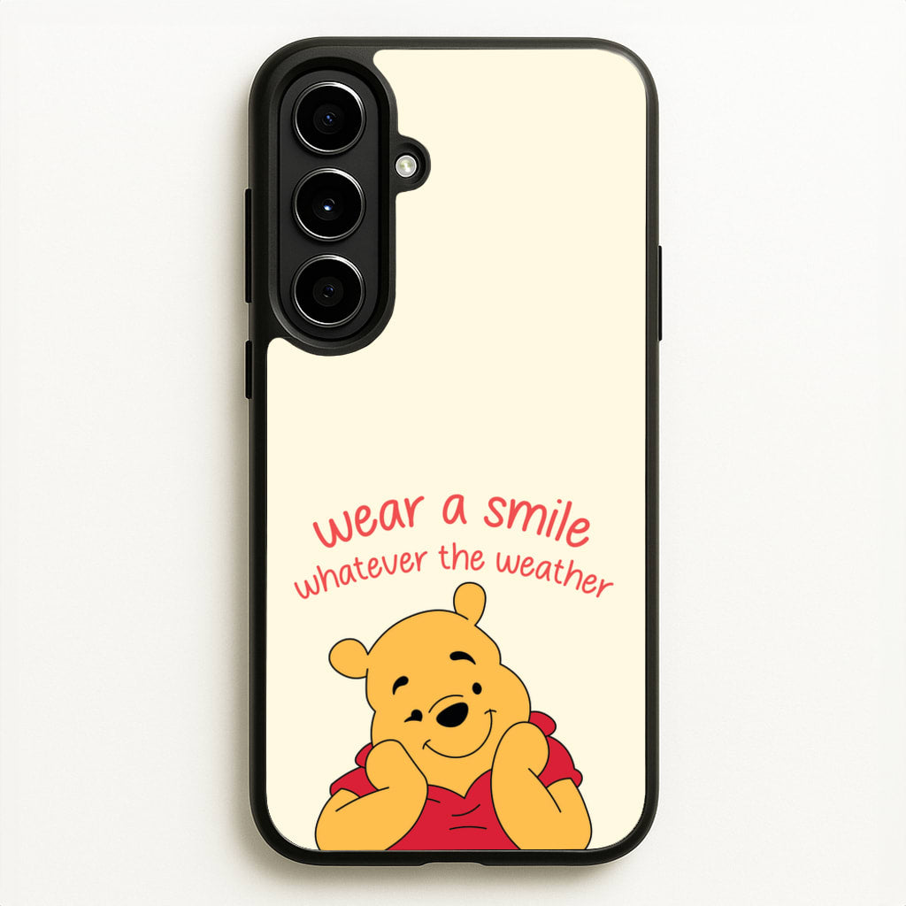 Wear A Smile Whatever The Weather - Disney Phone Case for Galaxy A56