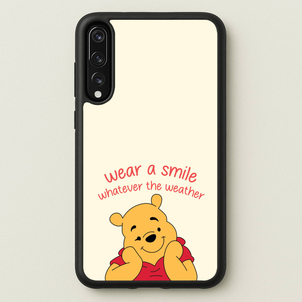 Wear A Smile Whatever The Weather - Disney Phone Case for Huawei P20 Pro