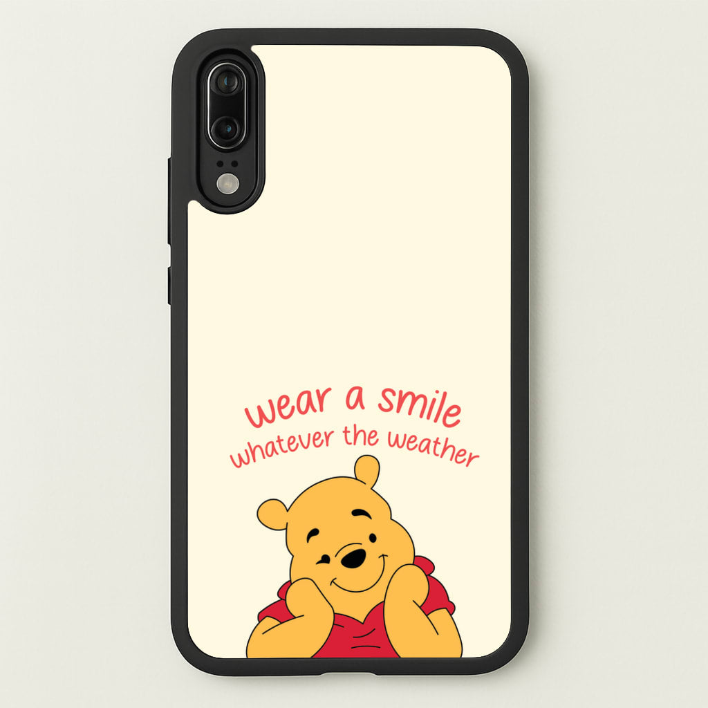 Wear A Smile Whatever The Weather - Disney Phone Case for Huawei P20