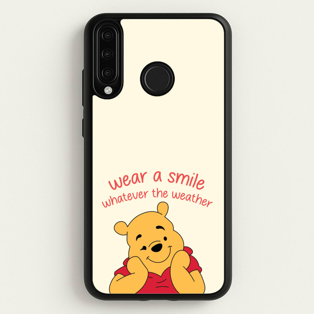 Wear A Smile Whatever The Weather - Disney Phone Case for Huawei P30 Lite
