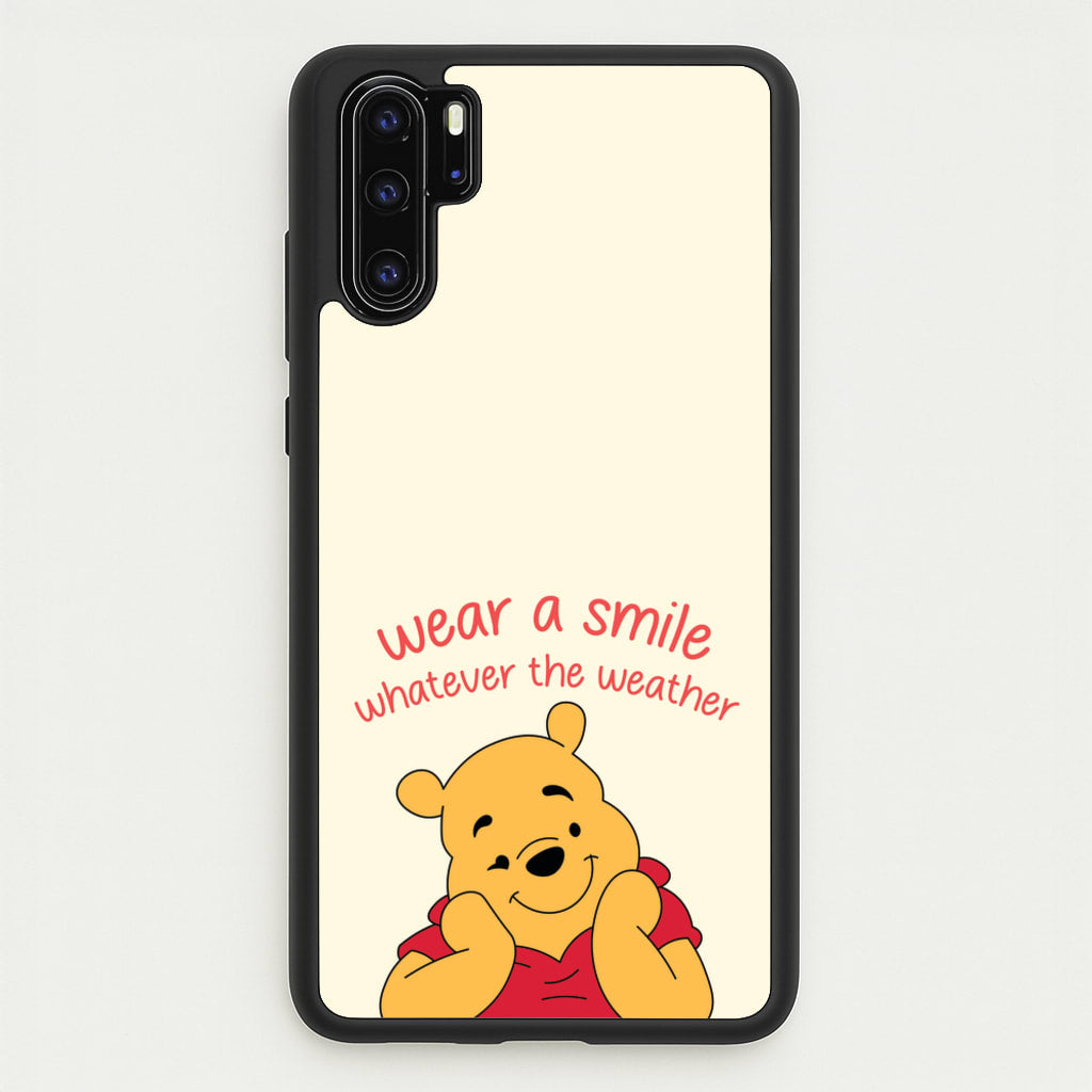 Wear A Smile Whatever The Weather - Disney Phone Case for Huawei P30 Pro