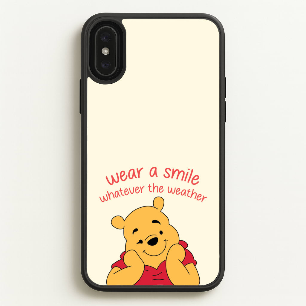 Wear A Smile Whatever The Weather - Disney Phone Case for iPhone XS Max