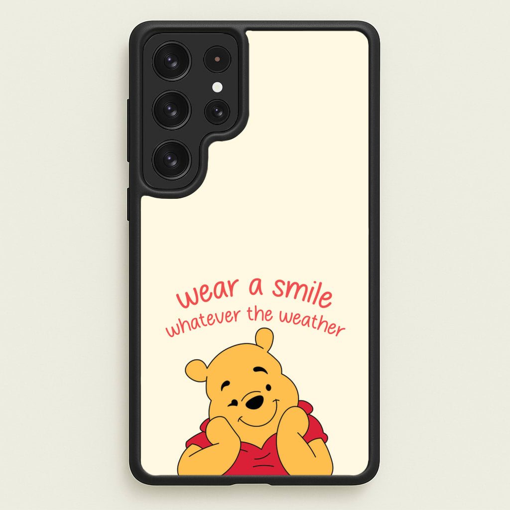 Wear A Smile Whatever The Weather - Disney Phone Case for Galaxy S22 Ultra