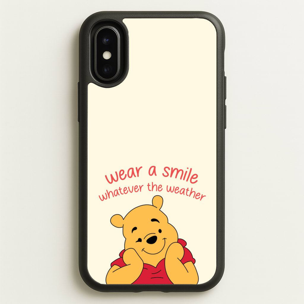 Wear A Smile Whatever The Weather - Disney Phone Case for iPhone X / XS