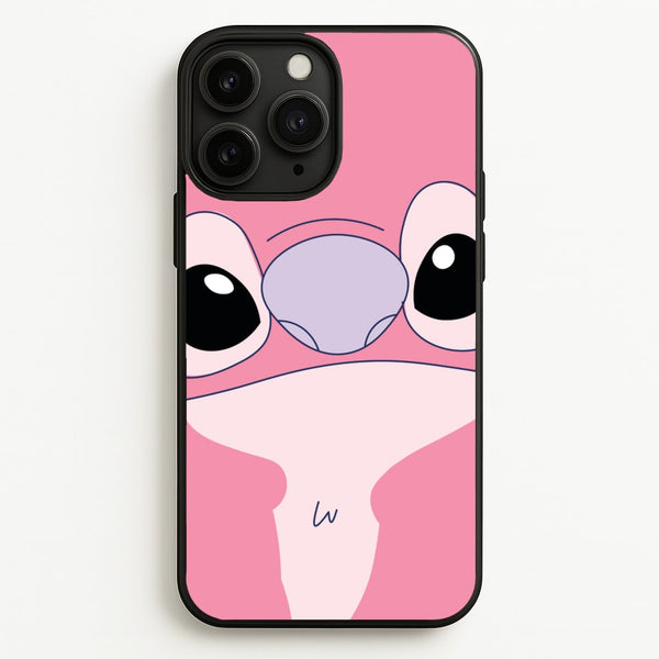 Cute Pink Alien Face - Stitch Phone Case for iPhone 11 Pro