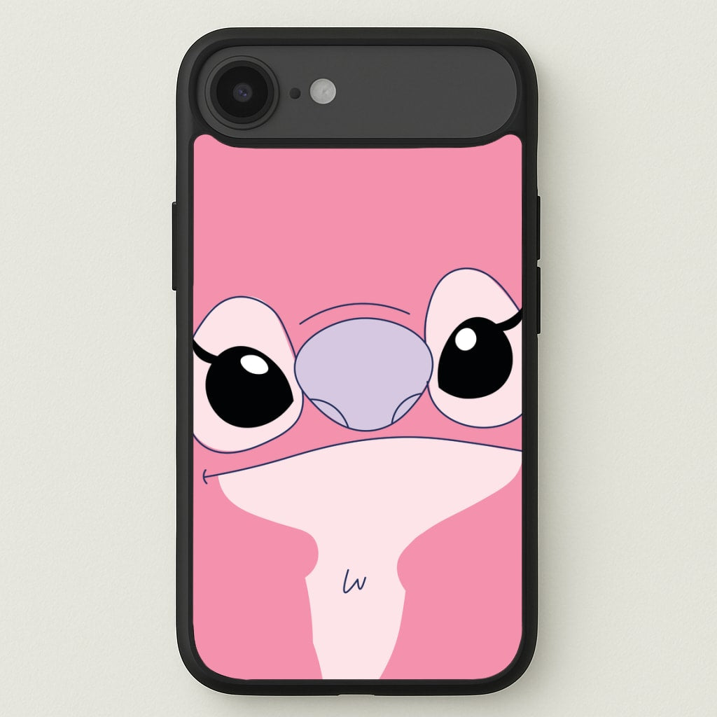 Cute Pink Alien Face Phone Case for iPhone 17 Air