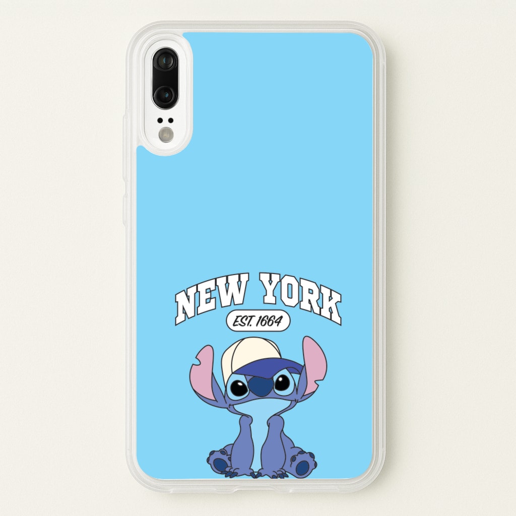 New York Blue Alien - Stitch Phone Case for Huawei P20
