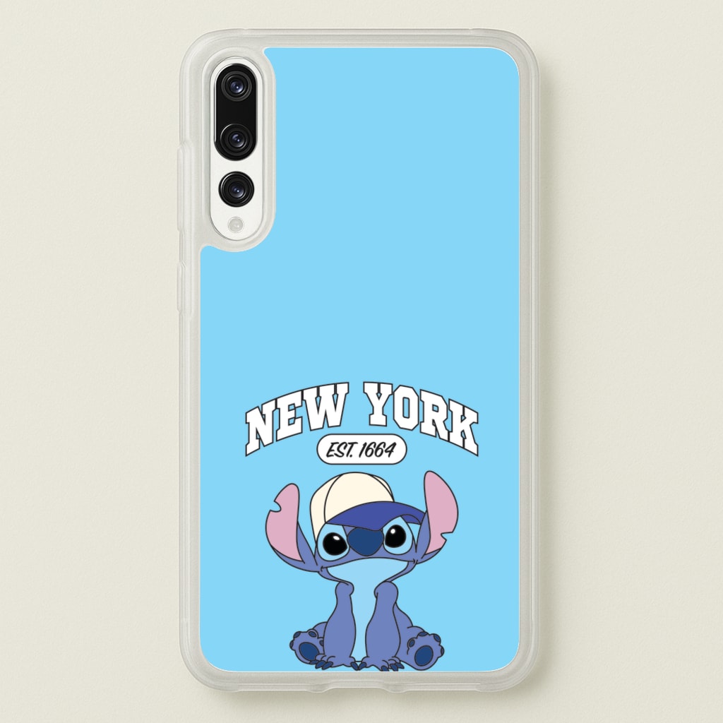 New York Blue Alien - Stitch Phone Case for Huawei P20 Pro