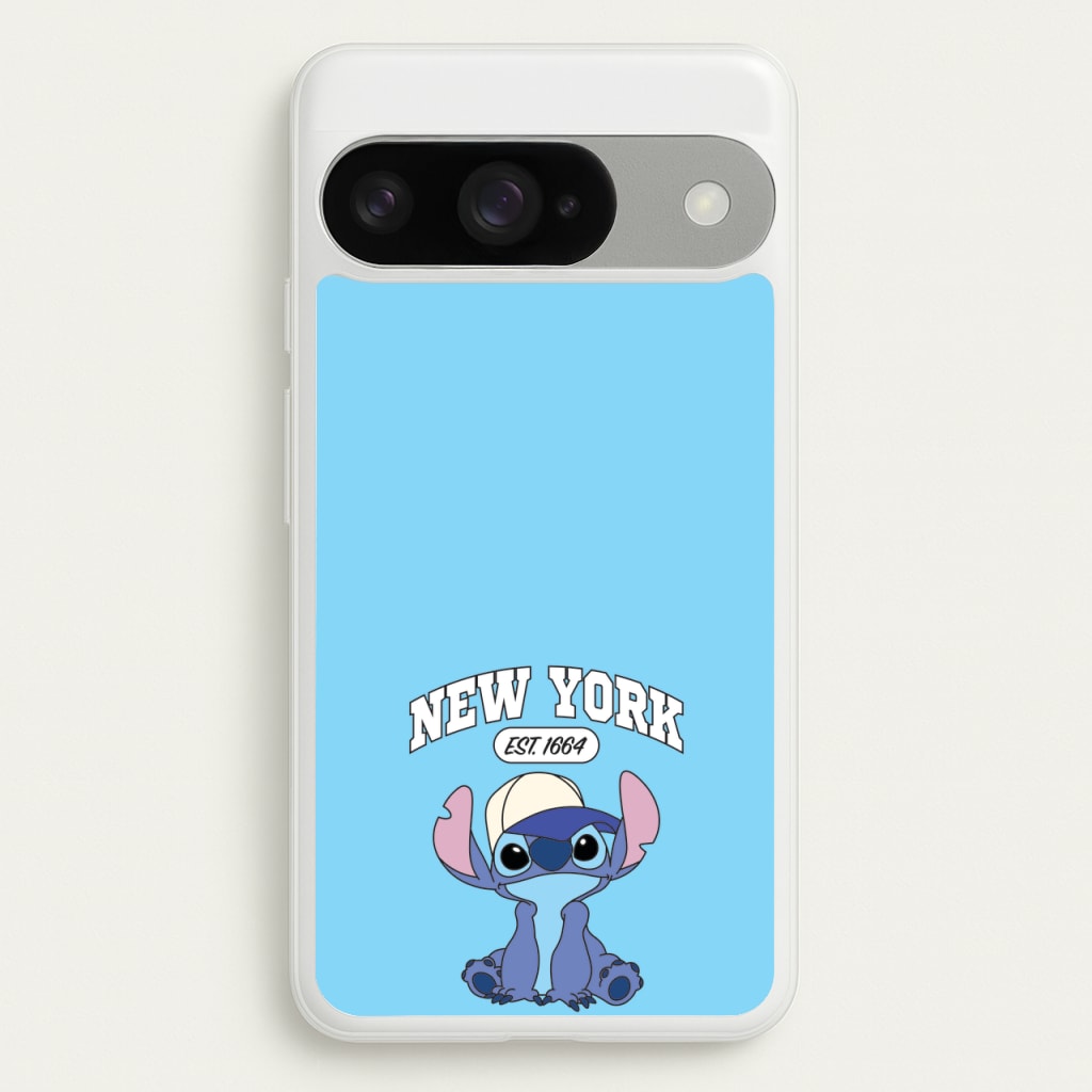 New York Blue Alien Phone Case for Google Pixel 10 / 10 Pro