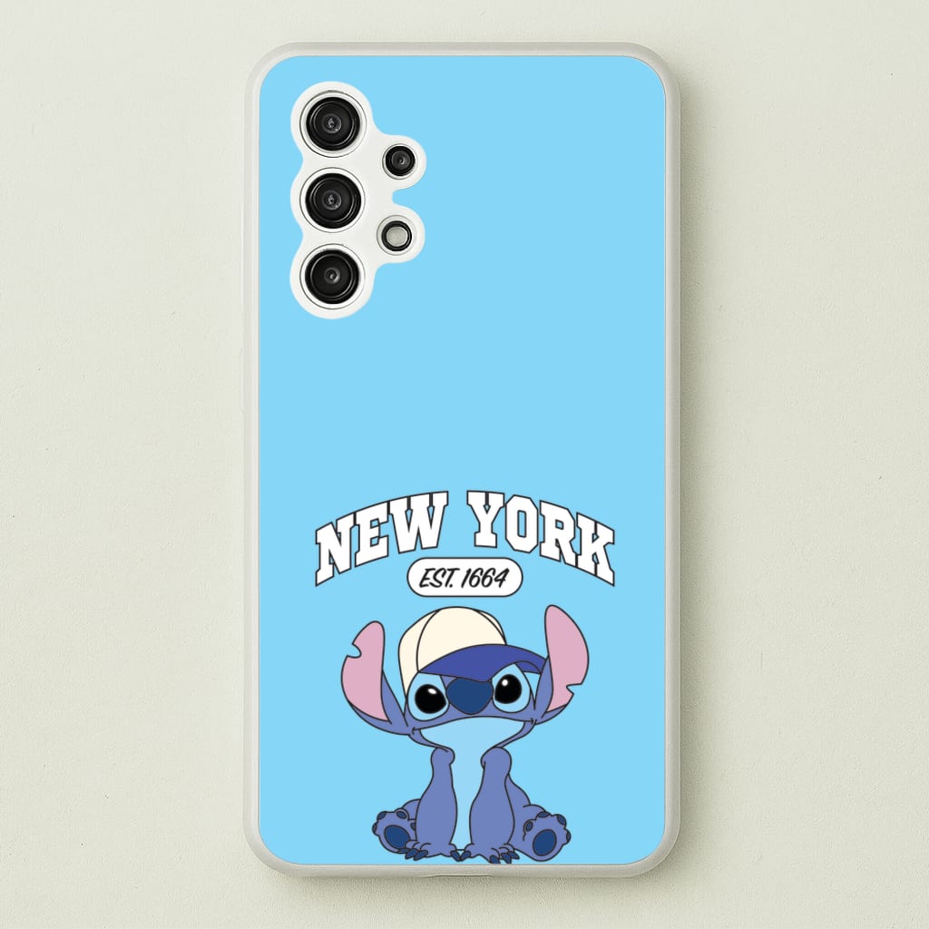 New York Blue Alien - Stitch Phone Case for Galaxy A13