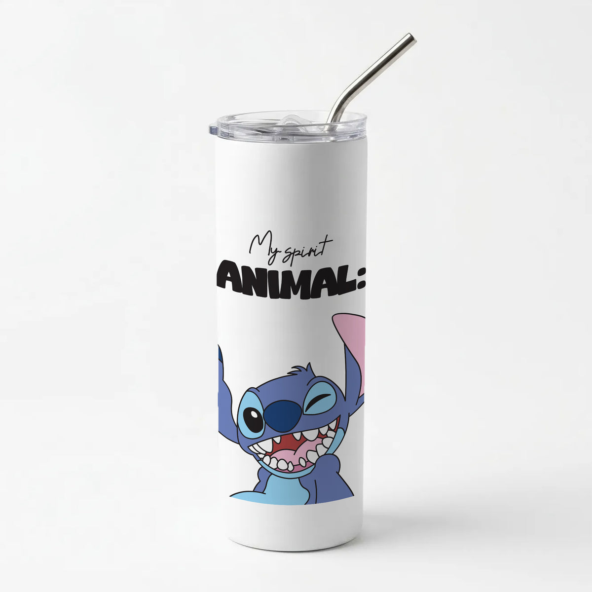 My Sprit Animal Blue Alien Skinny Tumbler