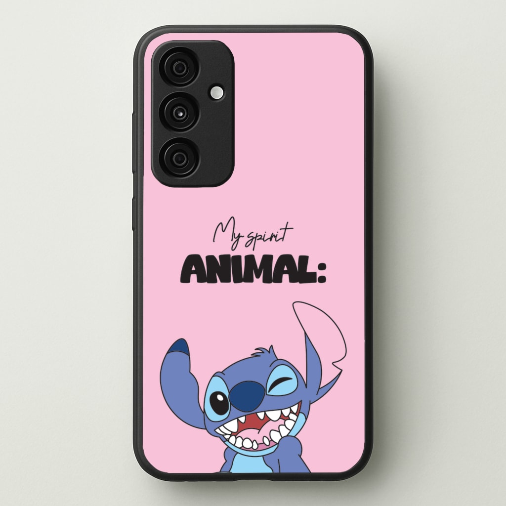 My Sprit Animal Blue Alien - Stitch Phone Case for Galaxy A55